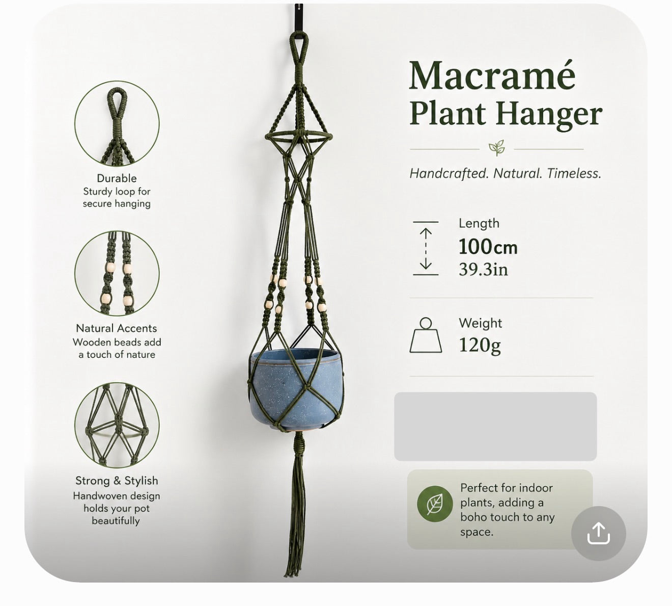 Macramé Plant hanger