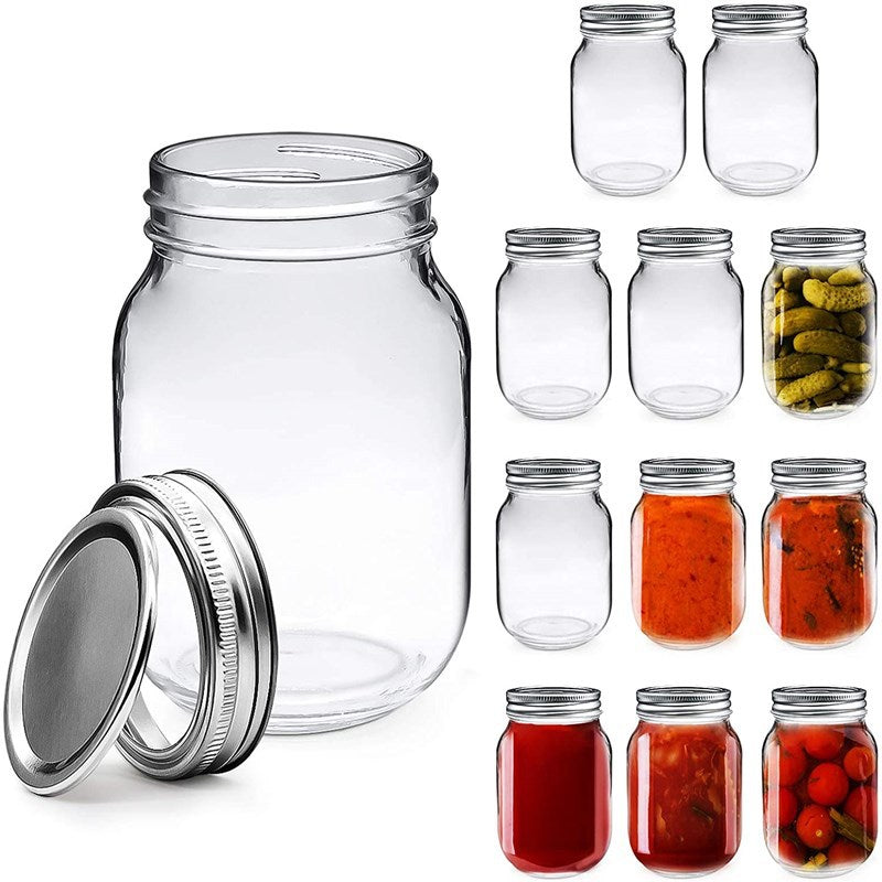 Mason Jars with split caps