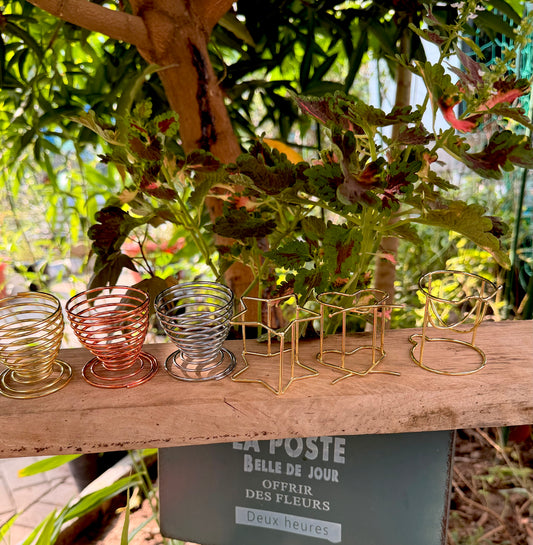 Metal display stand for airplants