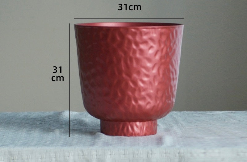 Textured Planter/Pot with tray