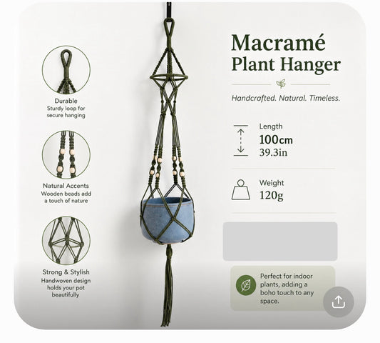 Macramé Plant hanger