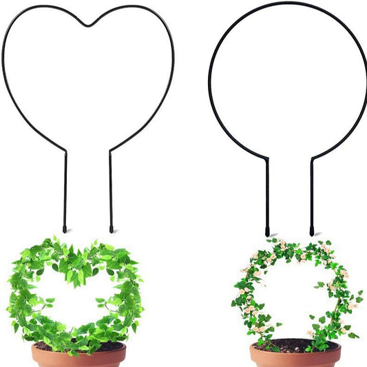 Wrought Iron wreath trellis