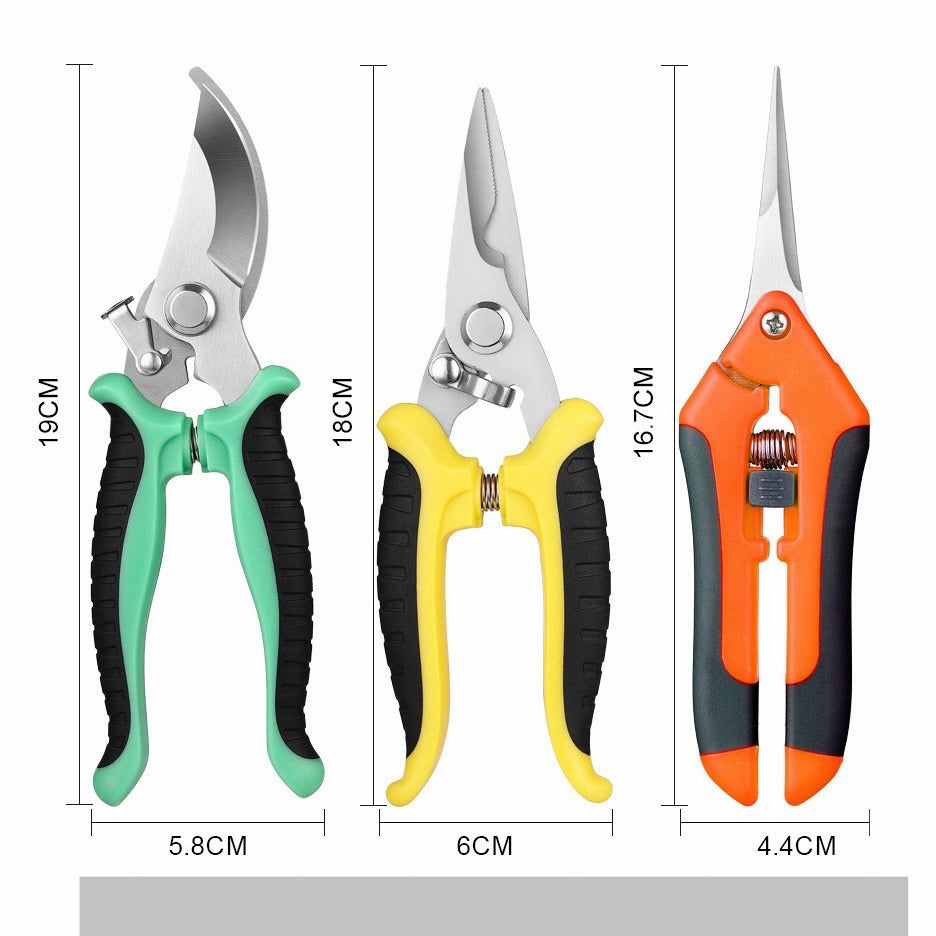 3-piece set gardening scissors