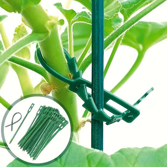 Multi-Purpose Reusable Garden Saw Tooth Tie (25 Pcs)
