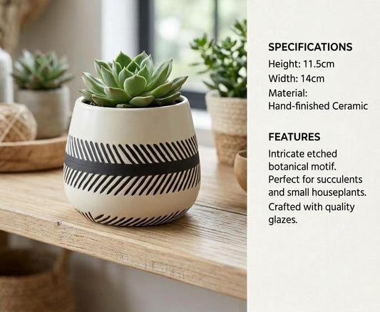 Fish Bone Flower pot