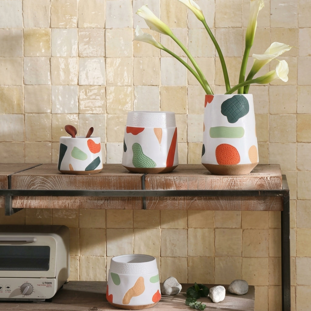 Hand Painted Pot