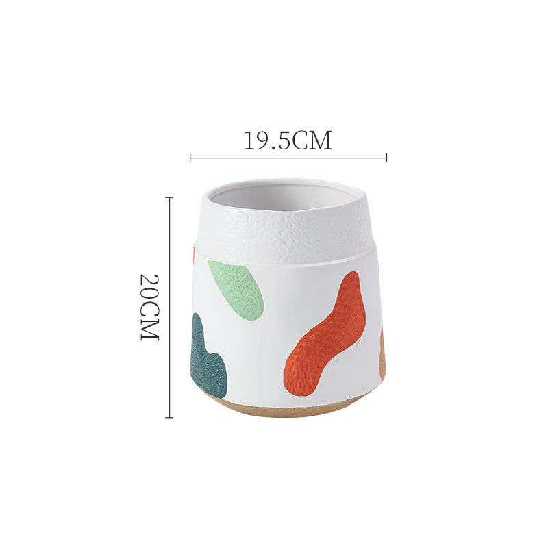 Hand Painted Pot