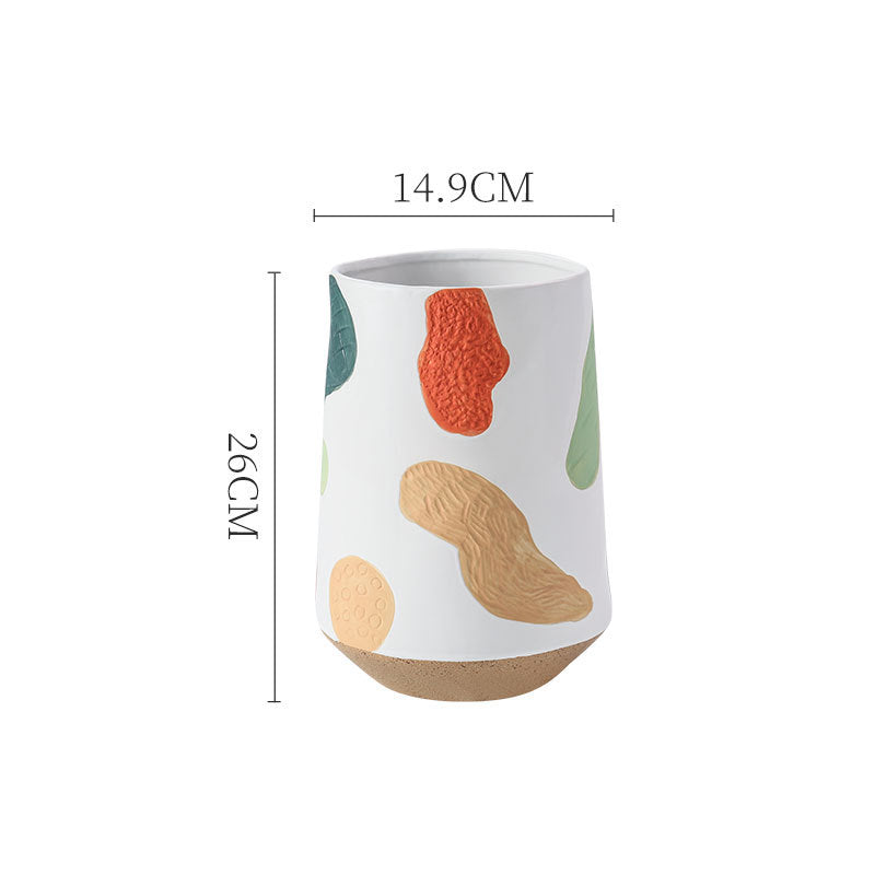 Hand Painted Pot